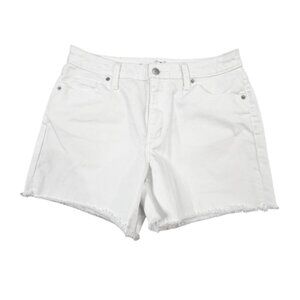 Universal Thread White High-Rise Cutoff Denim Shorts | Size 8 / 29